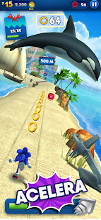 Sonic Dash - Schermafbeelding rennend spel