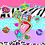 Cover Image of डाउनलोड Retro Pop Doodle - Wallpaper  APK