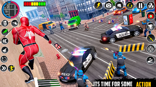 Android application Spider Rope Hero: Vice Town 3D screenshort