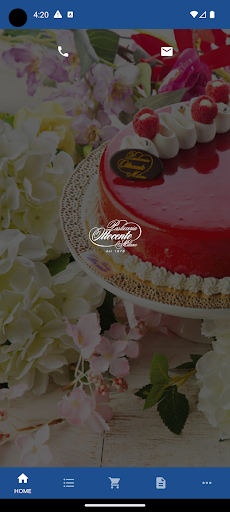Android application Pasticceria Ottocento screenshort