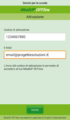 Android application MealUP OFFline screenshort