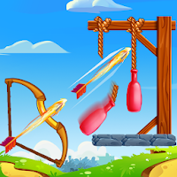 Archery Bottle Shooting Game - Hit  Knock Down