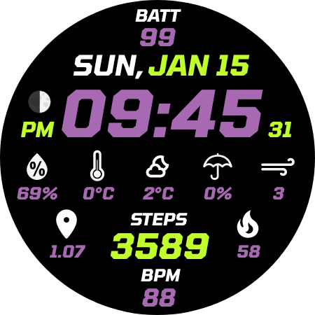 IWF Valuable watch face