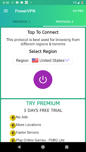 Free VPN : Power VPN - Unlimited VPN Hotspot 1.41 Screenshots 9