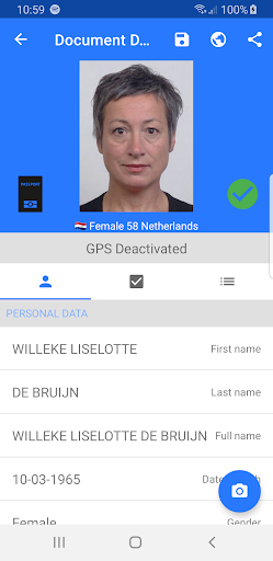 Android application XpertID screenshort