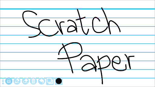 Android application Whiteboard Scratch Paper screenshort