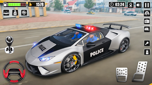Android application Crazy Car Chase: Police Games screenshort