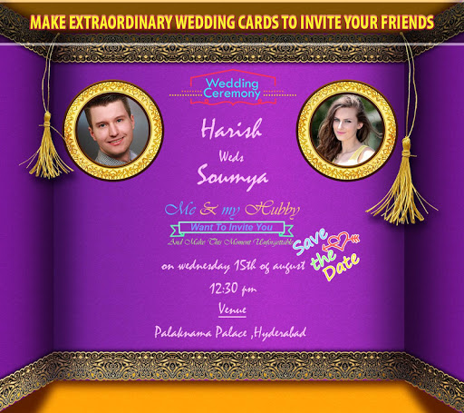 Screenshot of Wedding Card Maker