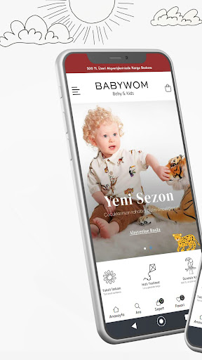 Android application Babywom screenshort
