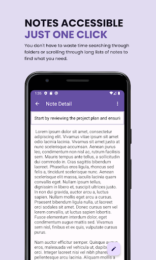 Screenshot of VentNote