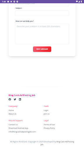 King Cash Ad Posting Job