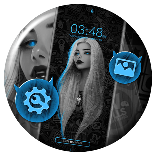 Blue Eye Girl Theme logo