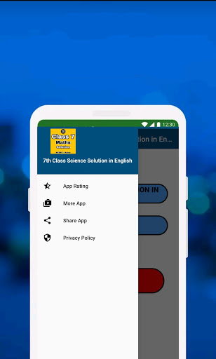 Screenshot of Class 7 Maths Solution English