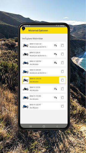 TOURATECH Connect Screen 2