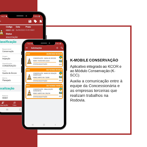 K-MOBILE Conservação Screen 3