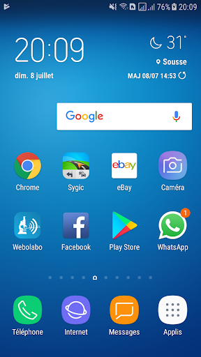 Android application Laboratoire Fehmi BEN MOUSSA - screenshort
