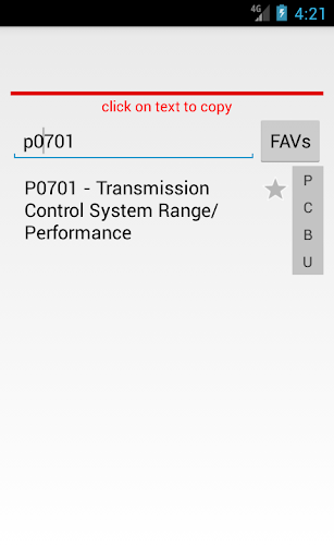 OBD Codes Screen 2