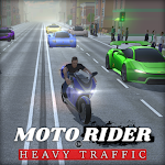Cover Image of Download Moto Rider in Heavy Traffic  APK