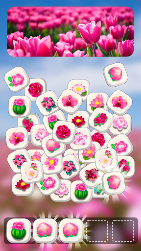 Android application Mahjong Flower Frenzy _Tile 3D screenshort