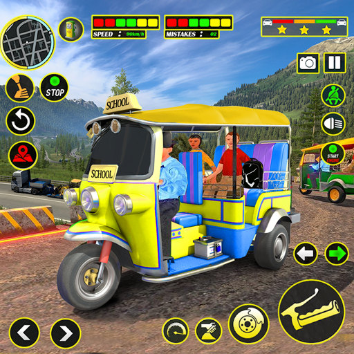 School Auto Rickshaw Simulator logo
