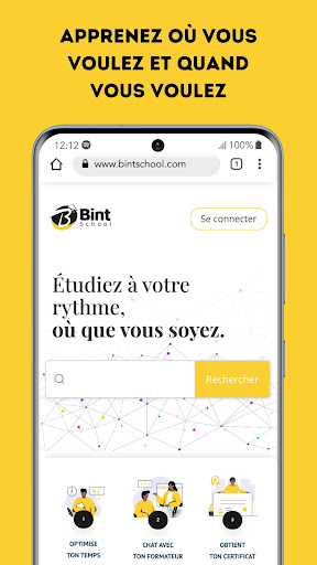 Android application Bintschool screenshort