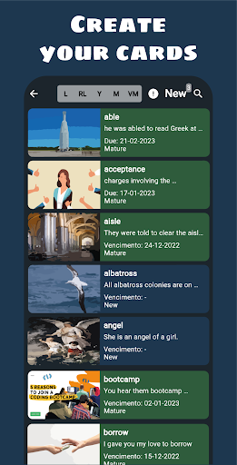 Memolingue Screen 2