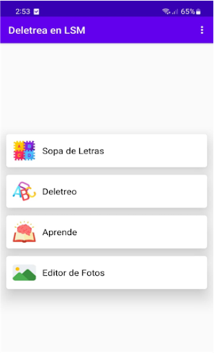 Android application DELETREA LSM screenshort