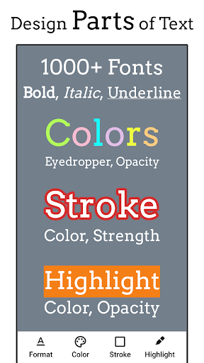 Screenshot of Add Text: Text on Photo Editor