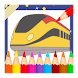 Train Speeds Coloring Books