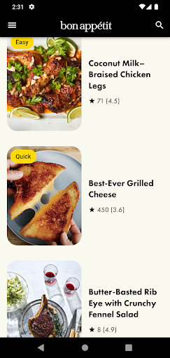 Bon Appétit Demo Screen 2