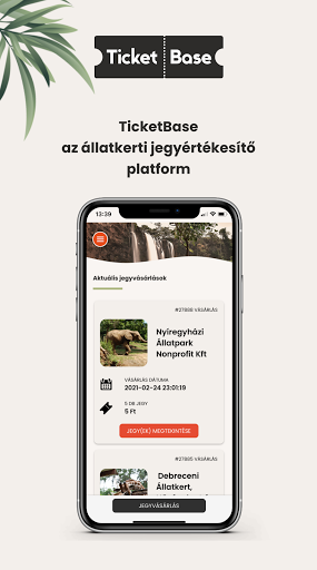 Android application TicketBase screenshort