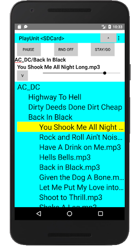 Android application PlayUnit_Trial screenshort