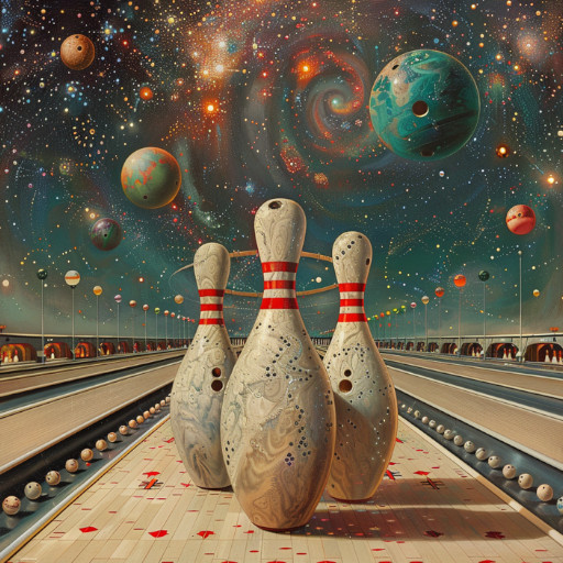Bowling meydan okuma vuruşu 3D