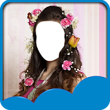 Flowers Hairstyle Photo Editor icon