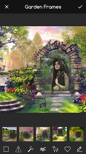 Android application Garden Frames for Pictures screenshort