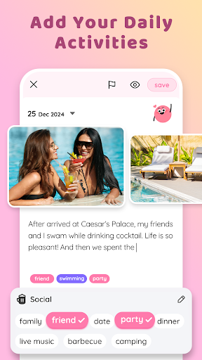 My Diary With Lock: Mood Diary Screenshot 4 - AppWisp.com