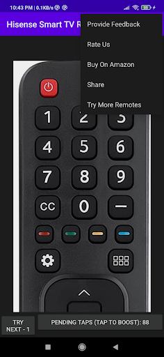 Android application Hisense Smart Tv Remote screenshort