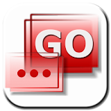 GO SMS Elegant Red icon