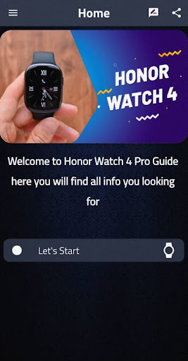 Honor watch 4 pro Guide Screen 2