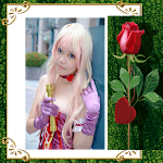 Cover Image of Tải xuống Hearts rose photos frame  APK