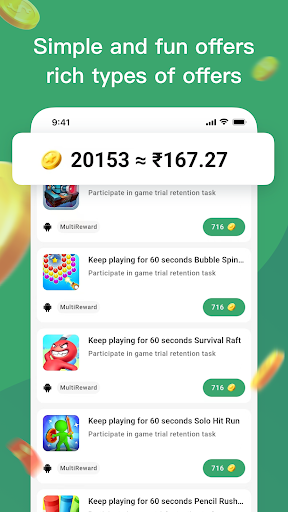 Android application EarnBay screenshort