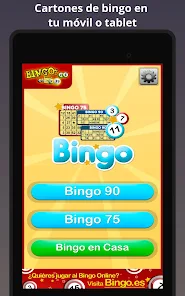 Cartones de bingo digital