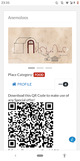 Android application SantoriniAPP screenshort