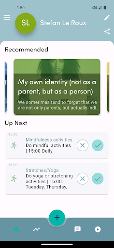Android application Profmed Wellbeing screenshort