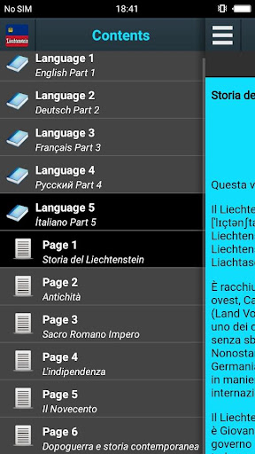 Anteprima dell'app