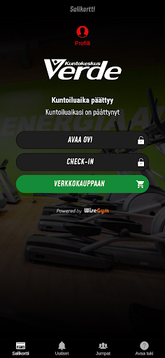 Android application Kuntokeskus Verde screenshort