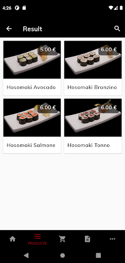 SUSHIMI Screen 2