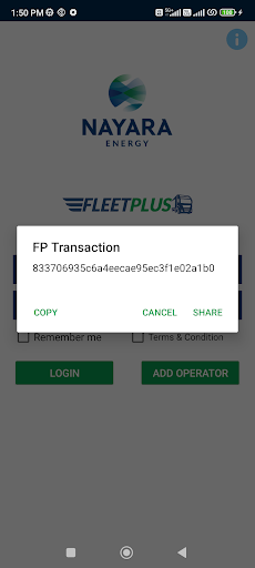 FleetPlus Transactions Screen 2