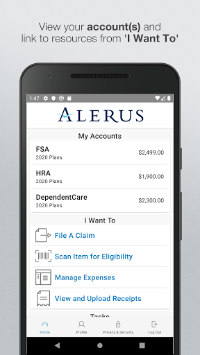 Android application WEX Health Training #8 screenshort