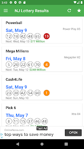 NJ Lottery Results 1